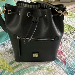 Dooney and Bourke hobo bag, gray leather